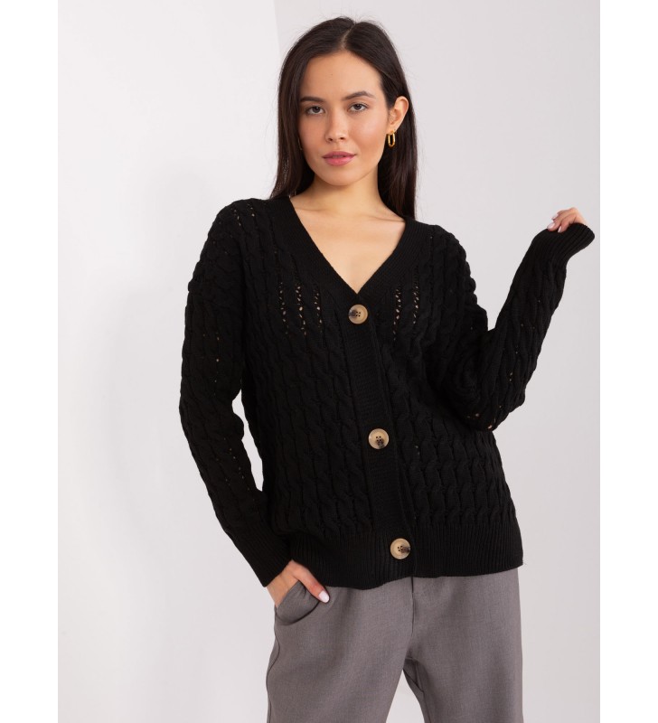 Sweter rozpinany BA-SW-8036-1.80P czarny