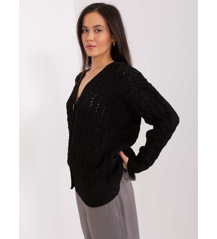 Sweter rozpinany BA-SW-8036-1.80P czarny