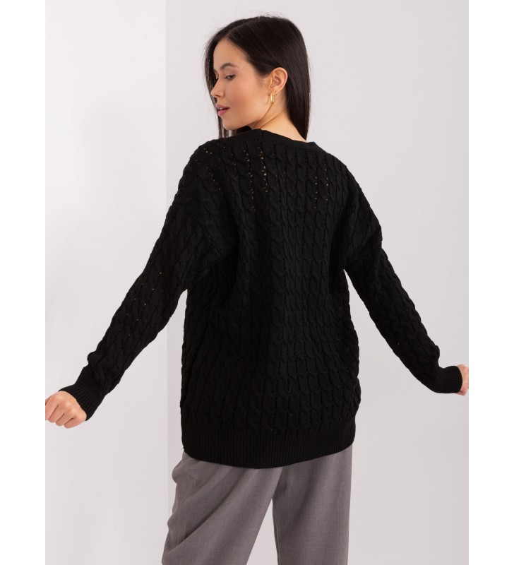 Sweter rozpinany BA-SW-8036-1.80P czarny