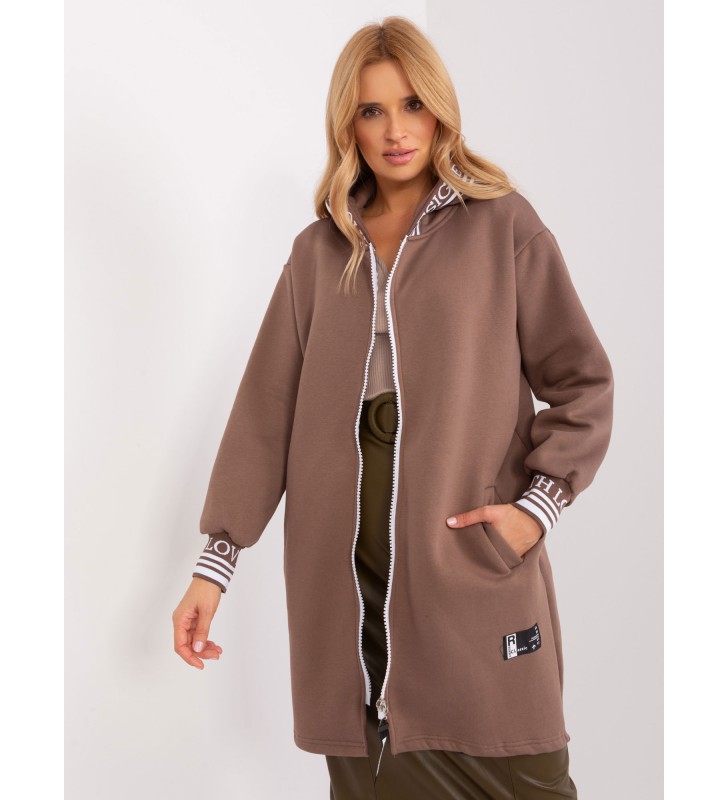 Bluza z kapturem RV-BL-9225.96P brązowy