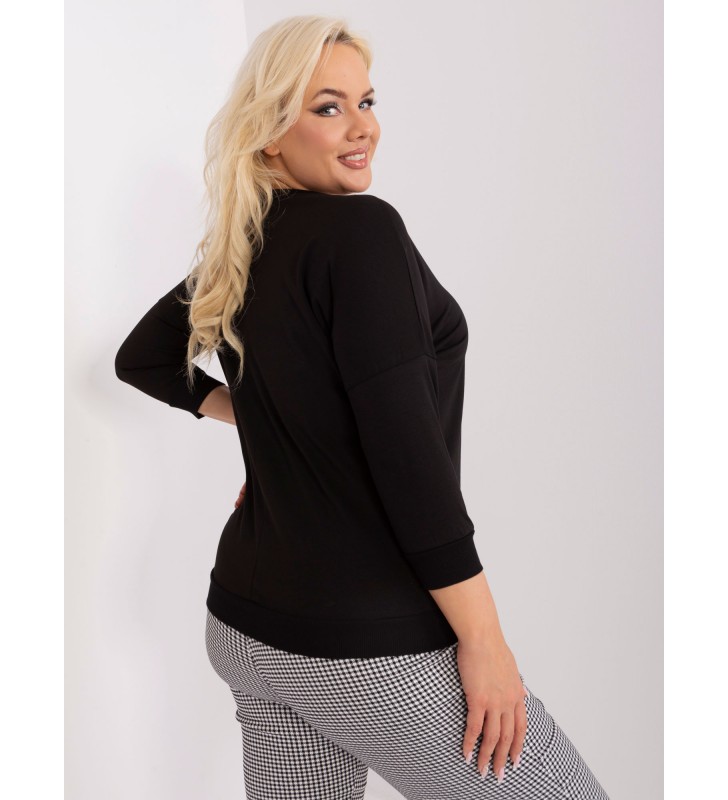 Bluzka plus size RV-BZ-9194.88 czarny