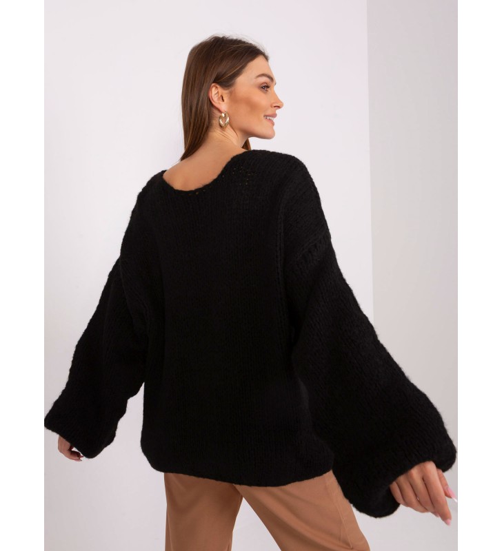 Sweter oversize LC-SW-3020.10P czarny