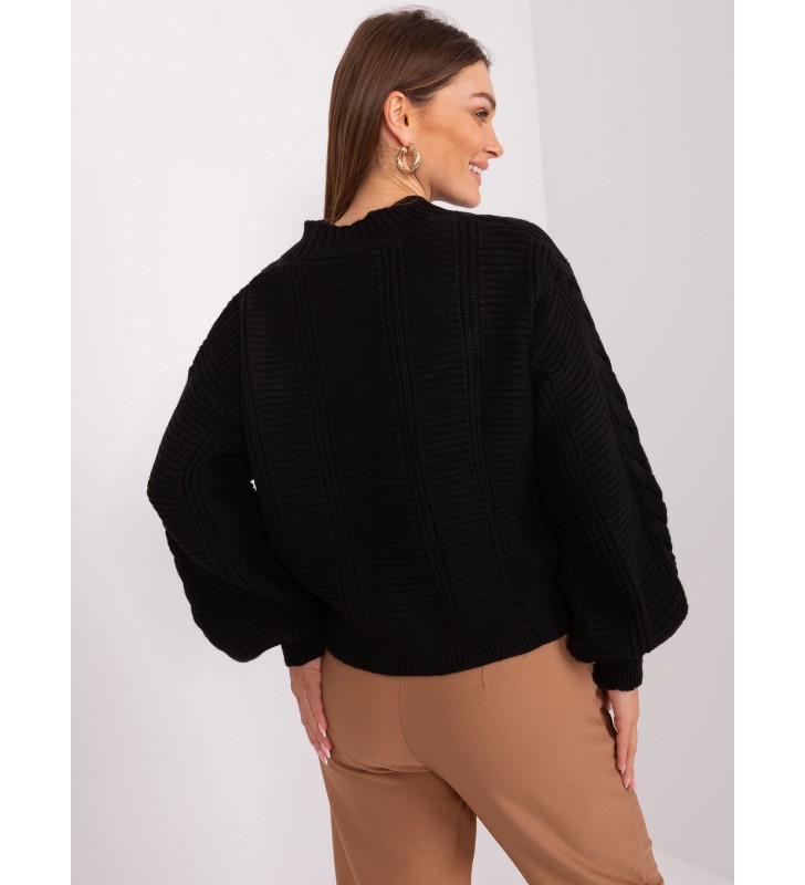 Sweter rozpinany LC-SW-0588.21X czarny