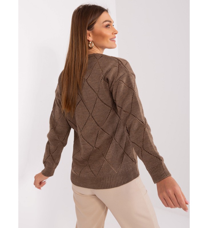 Sweter rozpinany LC-SW-A10-1.19P brązowy