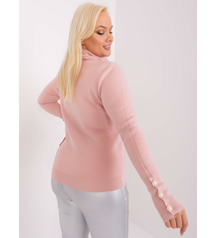 Sweter plus size PM-SW-PM781.13 jasny różowy