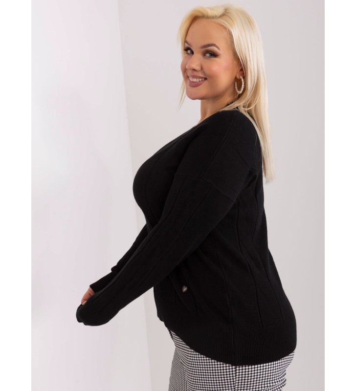 Sweter plus size PM-SW-PM688.64 czarny