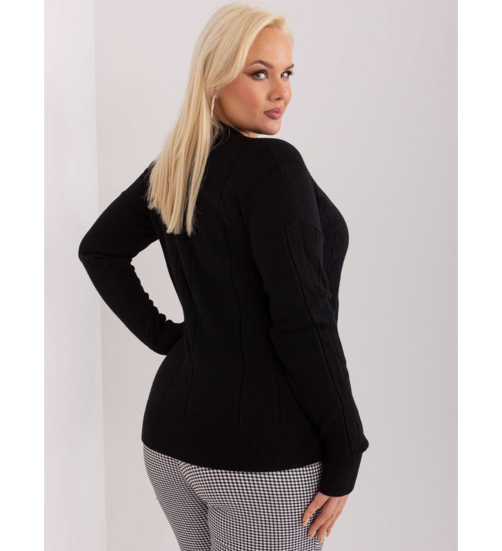 Sweter plus size PM-SW-PM688.64 czarny