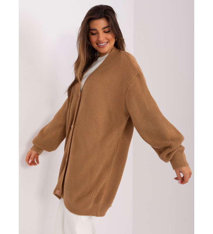 Sweter rozpinany BA-SW-0267-1.49P camelowy