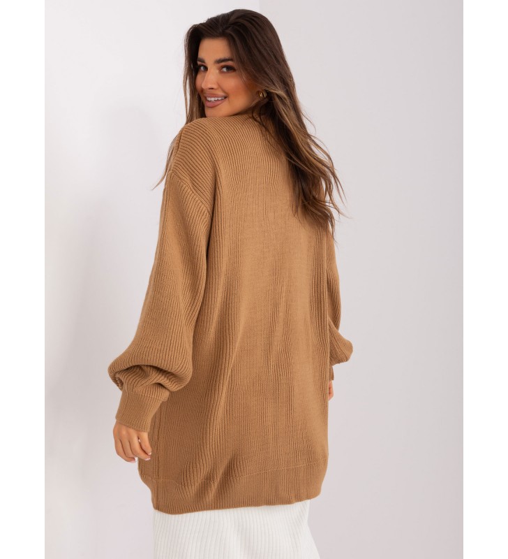 Sweter rozpinany BA-SW-0267-1.49P camelowy