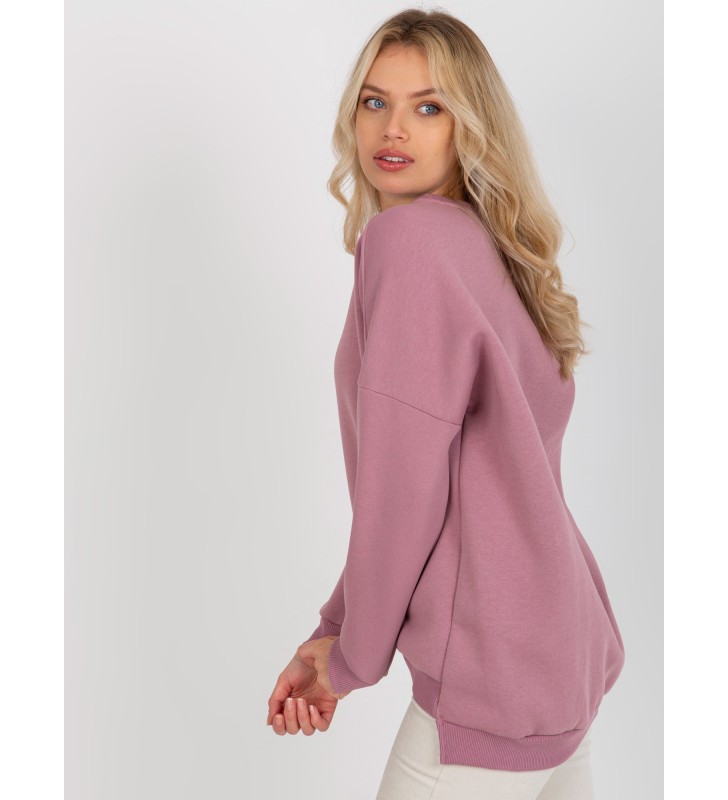 Bluza bez kaptura RV-BL-8261.51 ciemny różowy