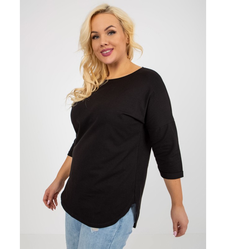 Tunika plus size RV-TU-8531.59P czarny