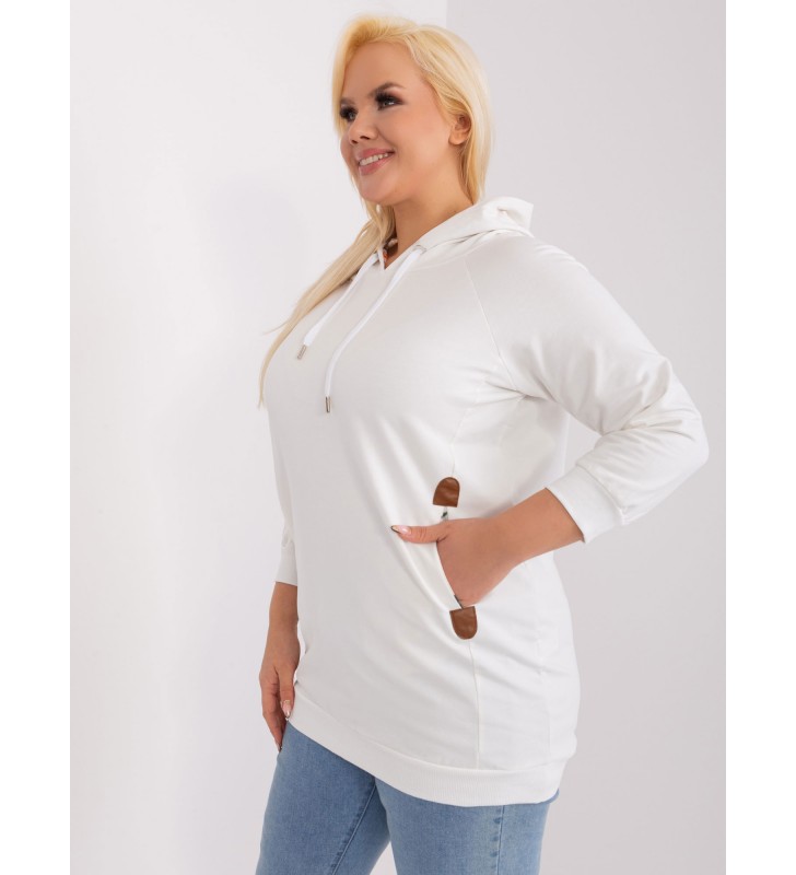 Bluza plus size RV-BL-8221.96 ecru