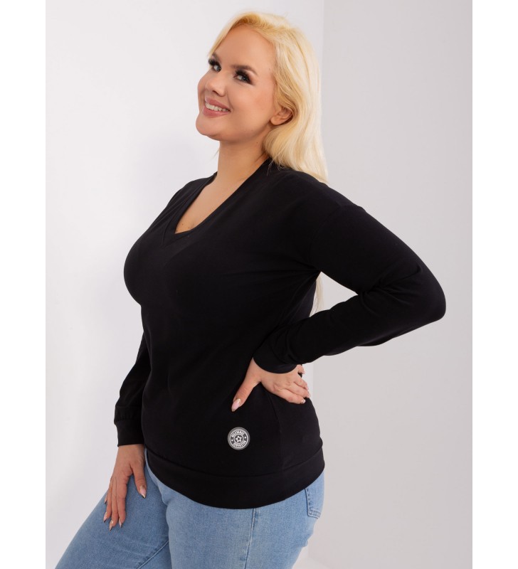 Bluzka plus size RV-BZ-9259.97 czarny