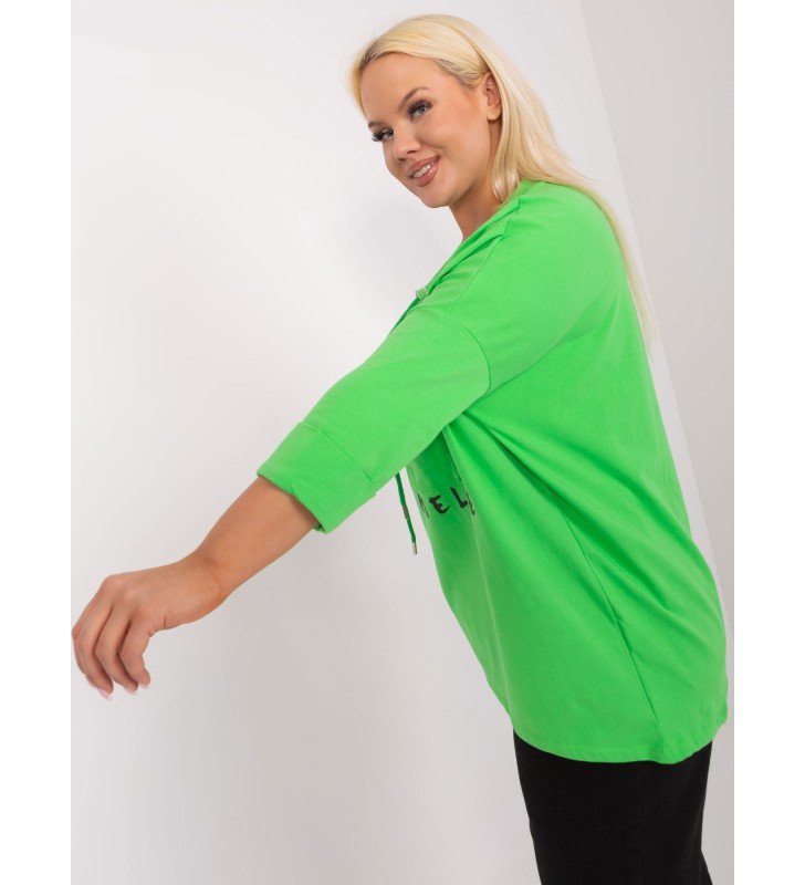 Bluzka plus size RV-BZ-14002.44 jasny zielony