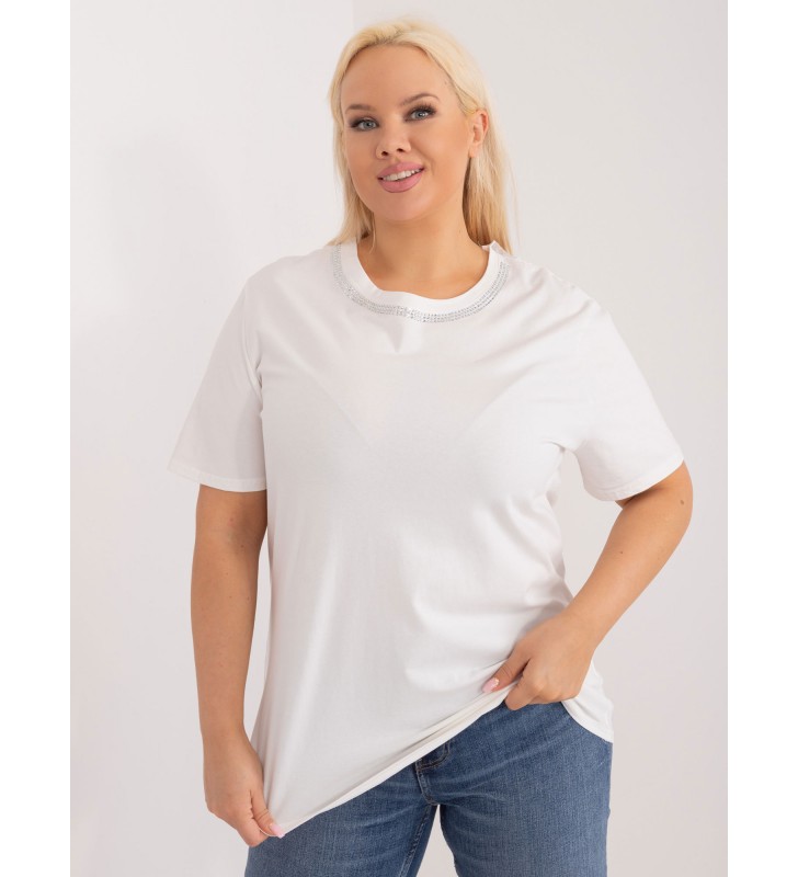 Bluzka plus size PM-BZ-GW2380.54 ecru