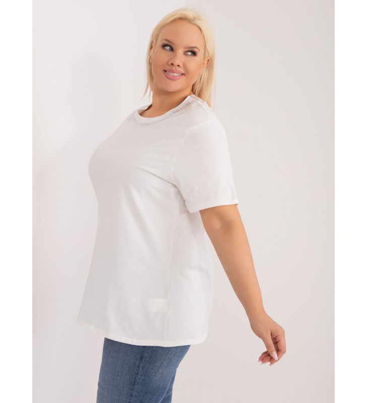 Bluzka plus size PM-BZ-GW2380.54 ecru