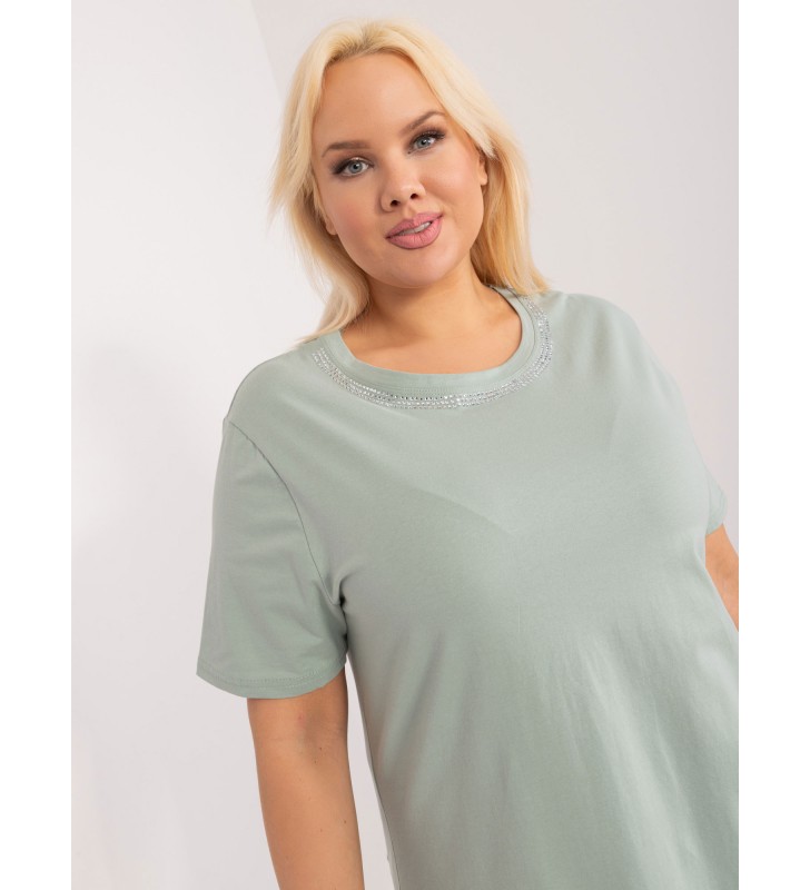 Bluzka plus size PM-BZ-GW2380.54 pistacjowy