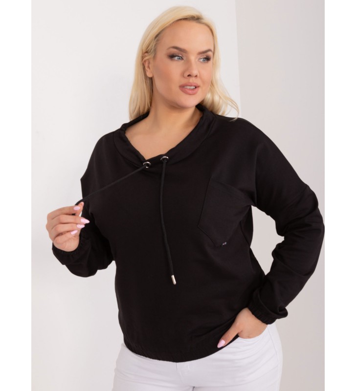 Bluzka plus size RV-BZ-9234.38 czarny