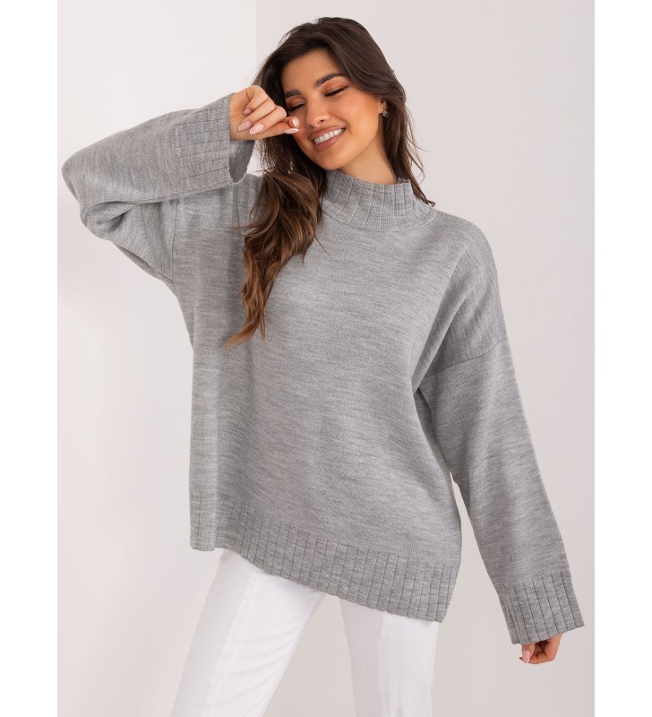 Sweter oversize BA-SW-14149.95 szary