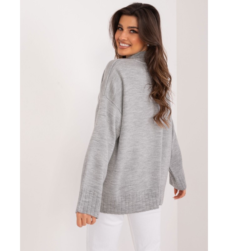 Sweter oversize BA-SW-14149.95 szary