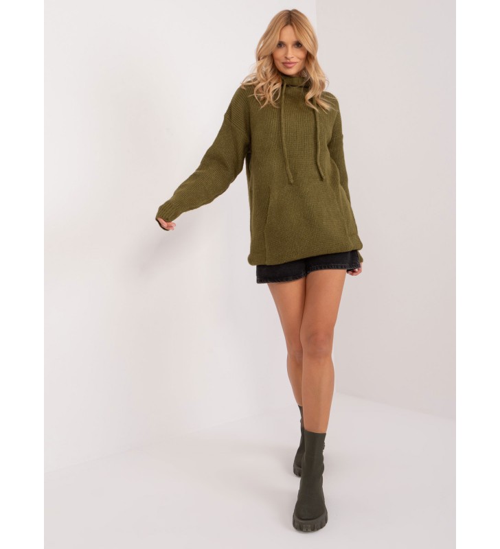 Sweter oversize BA-SW-0593.22 khaki