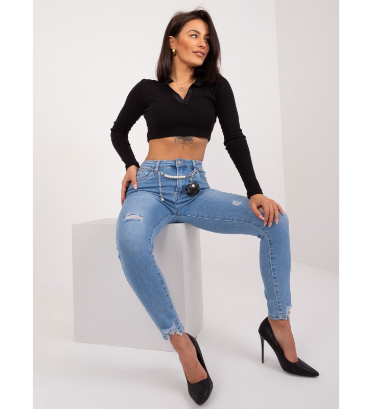 Spodnie jeans jeansowe PM-SP-J1328-16.28X niebieski