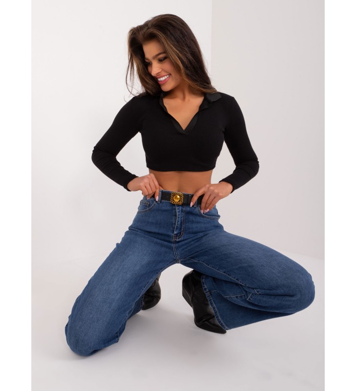 Spodnie jeans jeansowe PM-SP-G56-14.10 granatowy