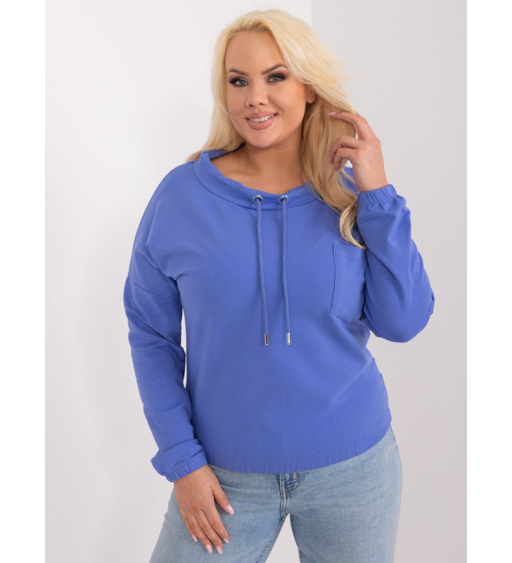 Bluzka plus size RV-BZ-9234.38 jasny fioletowy