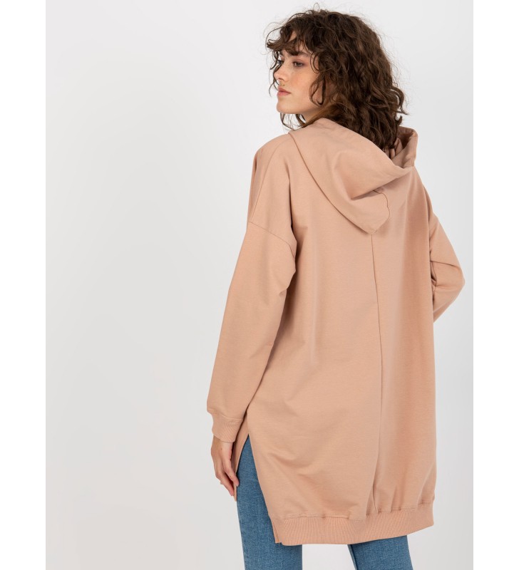 Bluza kangurka VI-BL-335.25X ciemny bezowy