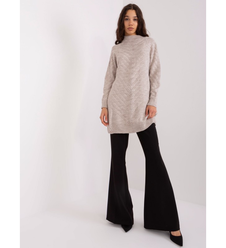 Sweter oversize BA-SW-8013.14P beżowy