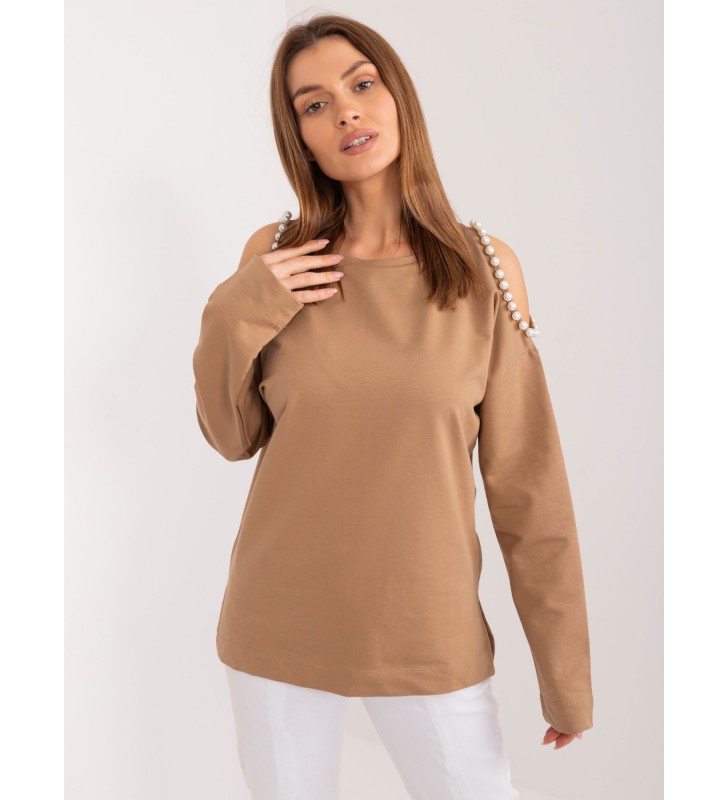 Bluzka longsleeves FA-BZ-9198.26X camelowy