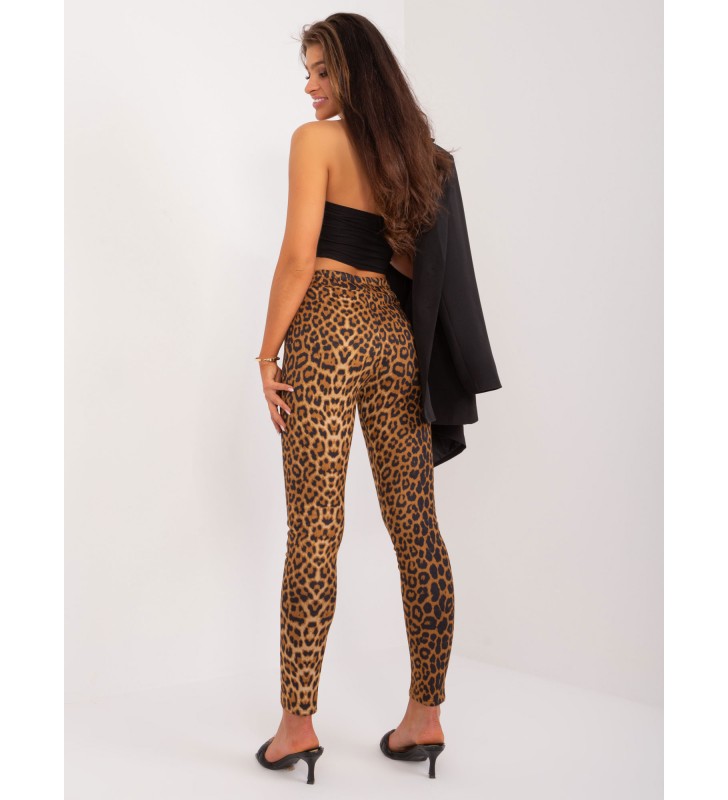 Spodnie legginsy LK-SP-509113.67 camelowy