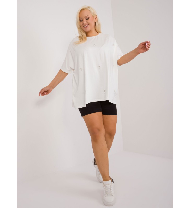 Bluzka plus size FA-BZ-9300.27X ecru