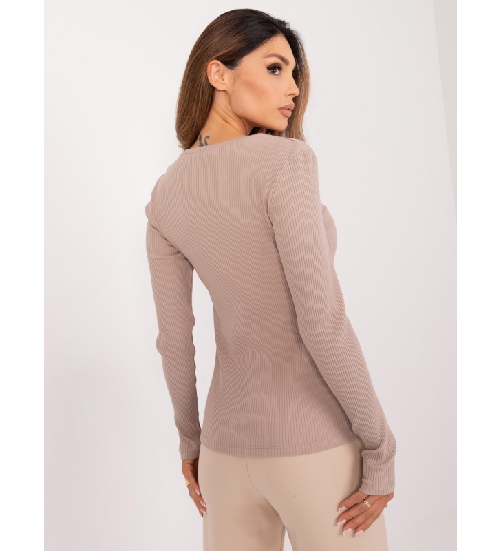 Bluzka longsleeves RV-BZ-9112.48P ciemny bezowy