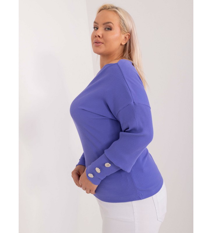 Bluzka plus size RV-BZ-9322.87 fioletowy