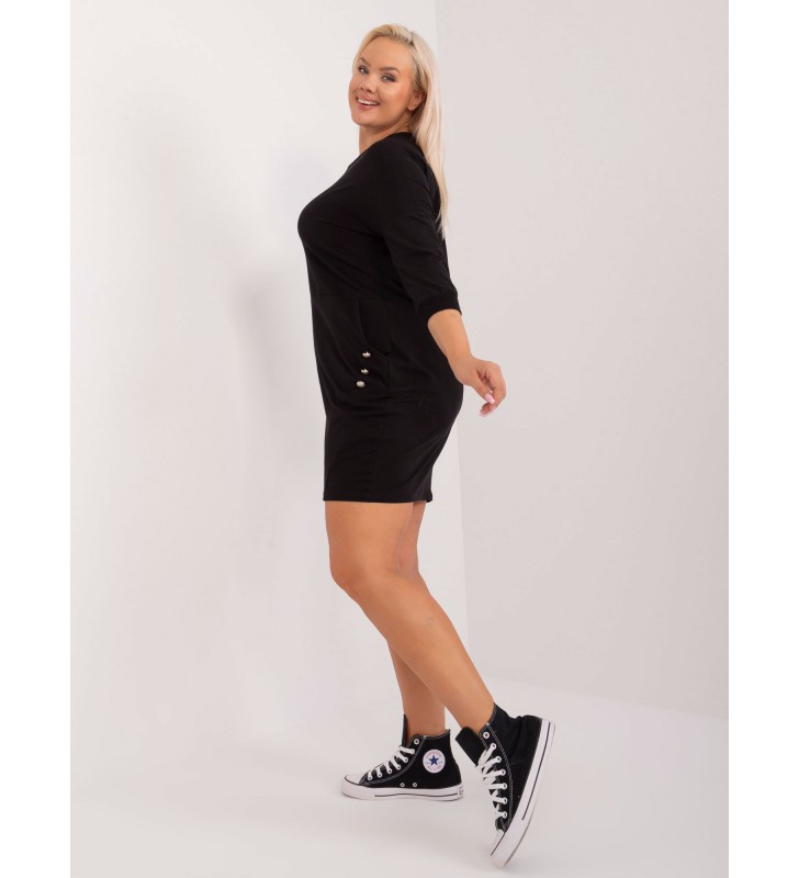 Sukienka plus size RV-SK-9390.32 czarny