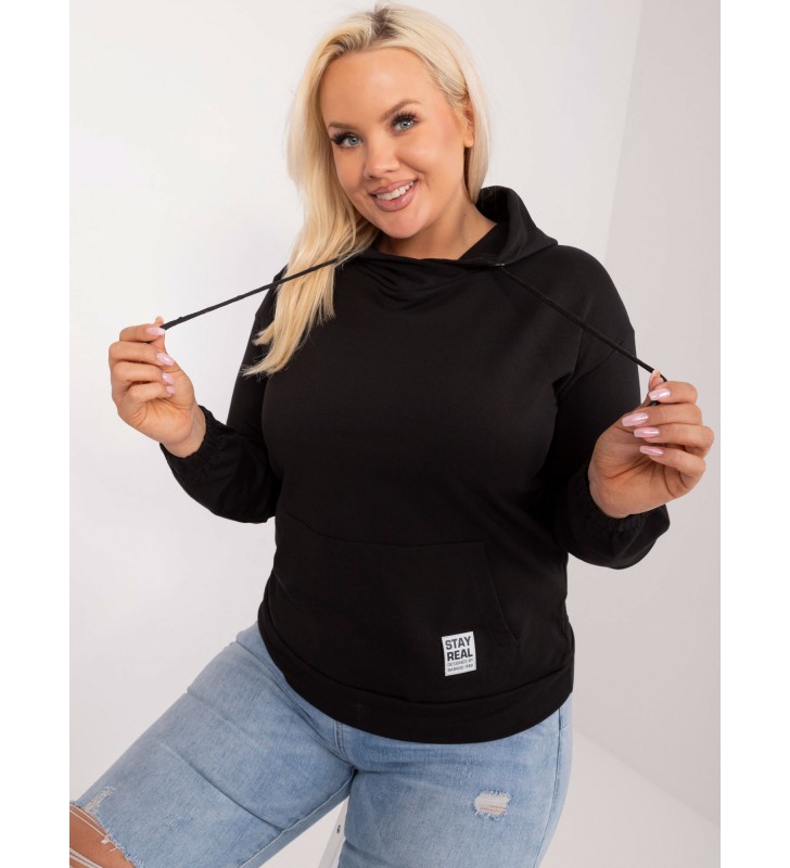 Bluza plus size RV-BL-8655-1.13X czarny