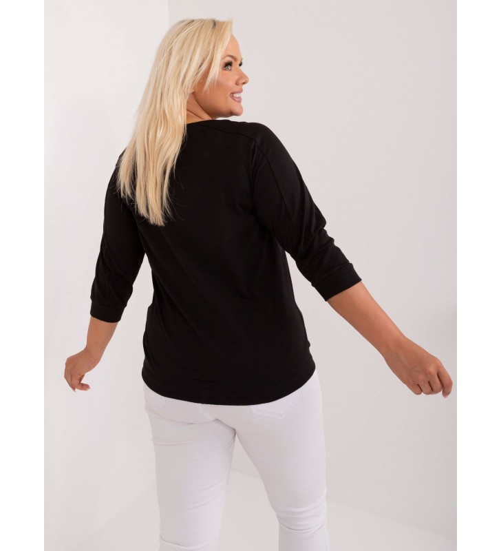 Bluzka plus size RV-BZ-8984.31 czarny