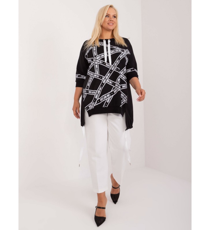 Tunika plus size RV-TU-7598.94 czarny