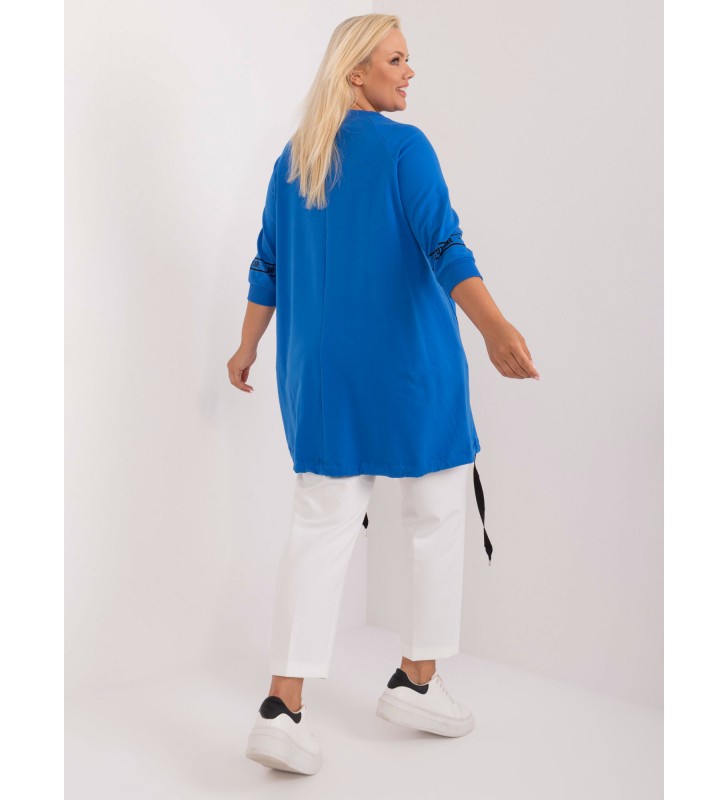 Tunika plus size RV-TU-7598.94 ciemny niebieski