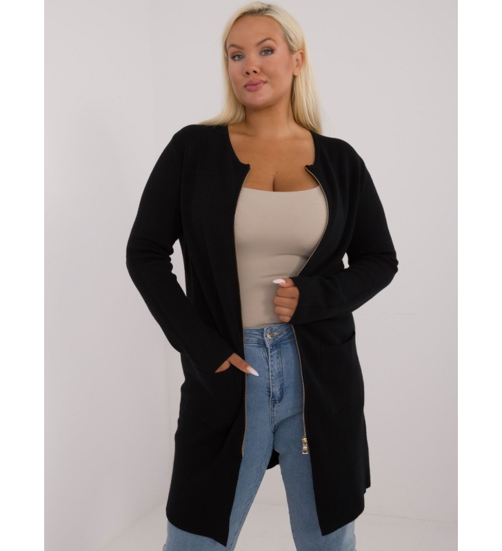 Sweter plus size PM-SW-PM793.01 czarny