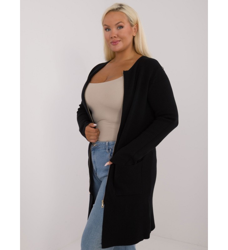 Sweter plus size PM-SW-PM793.01 czarny