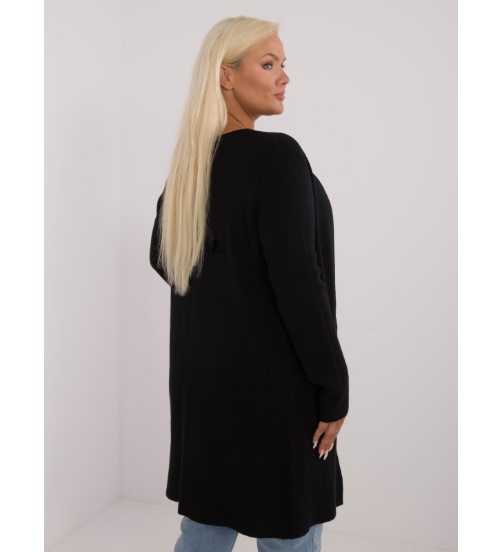 Sweter plus size PM-SW-PM793.01 czarny