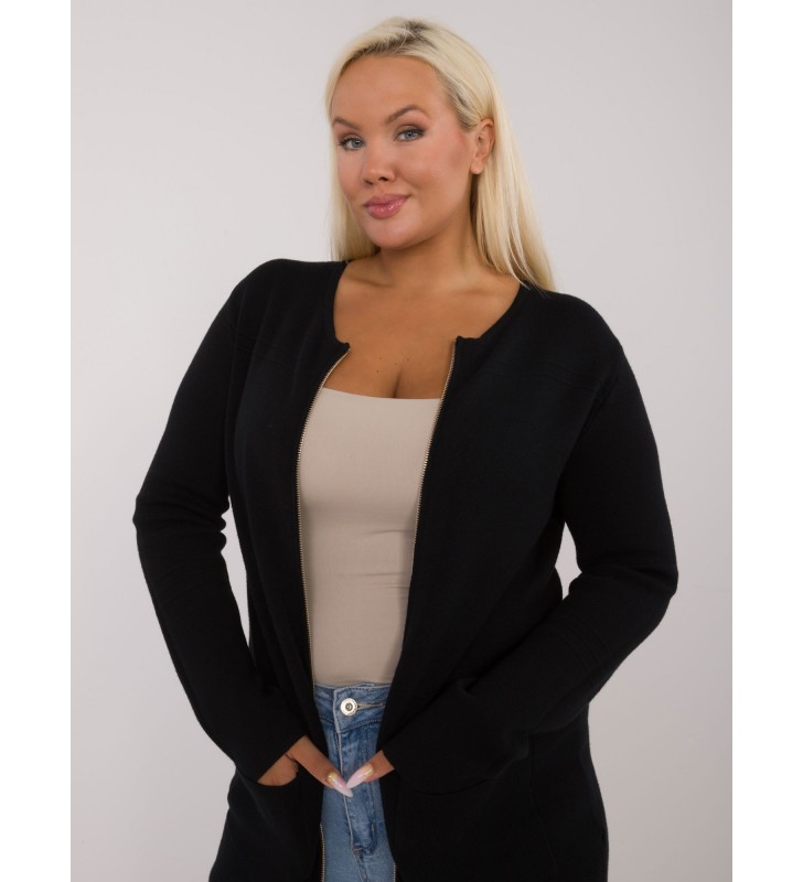 Sweter plus size PM-SW-PM793.01 czarny