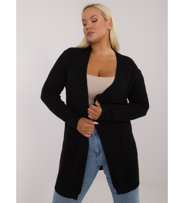 Sweter plus size PM-SW-PM-3727.93 czarny