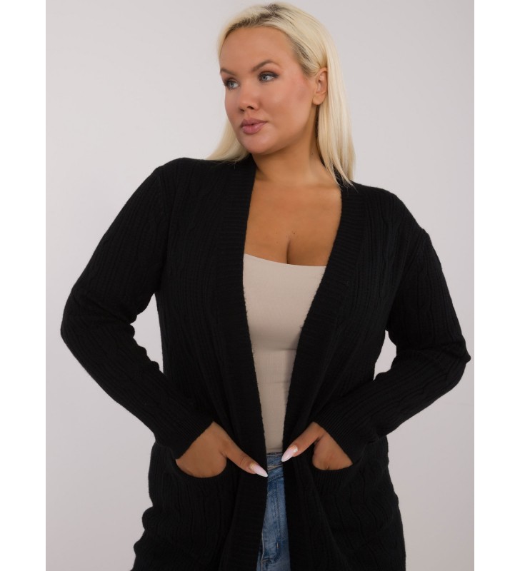 Sweter plus size PM-SW-PM-3727.93 czarny