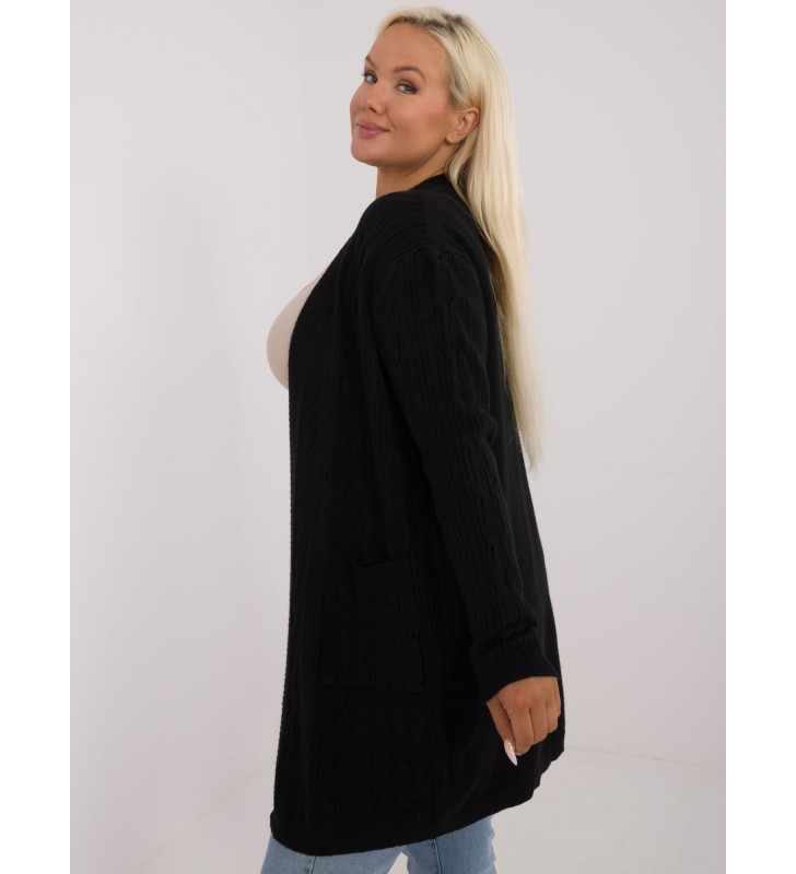 Sweter plus size PM-SW-PM-3727.93 czarny