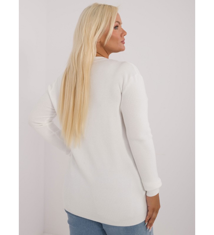 Sweter plus size PM-SW-PM730.31P biały