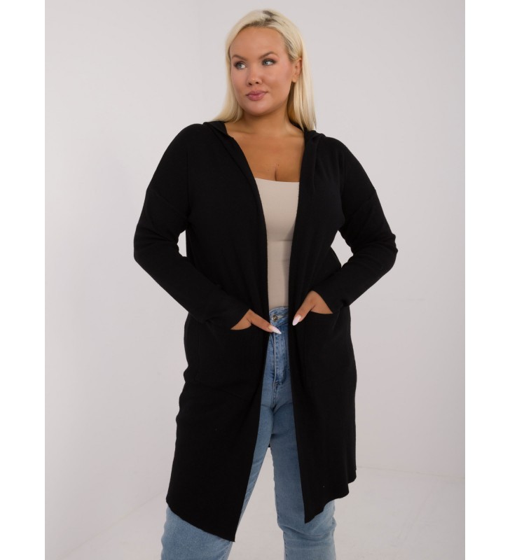 Sweter plus size PM-SW-PM728.02 czarny