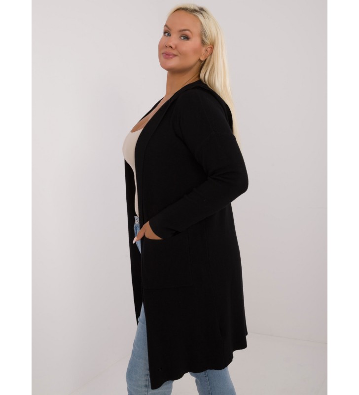 Sweter plus size PM-SW-PM728.02 czarny